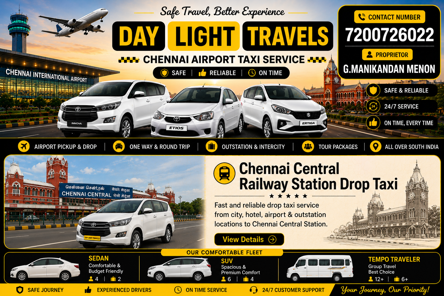 Railway Station Drop Taxi