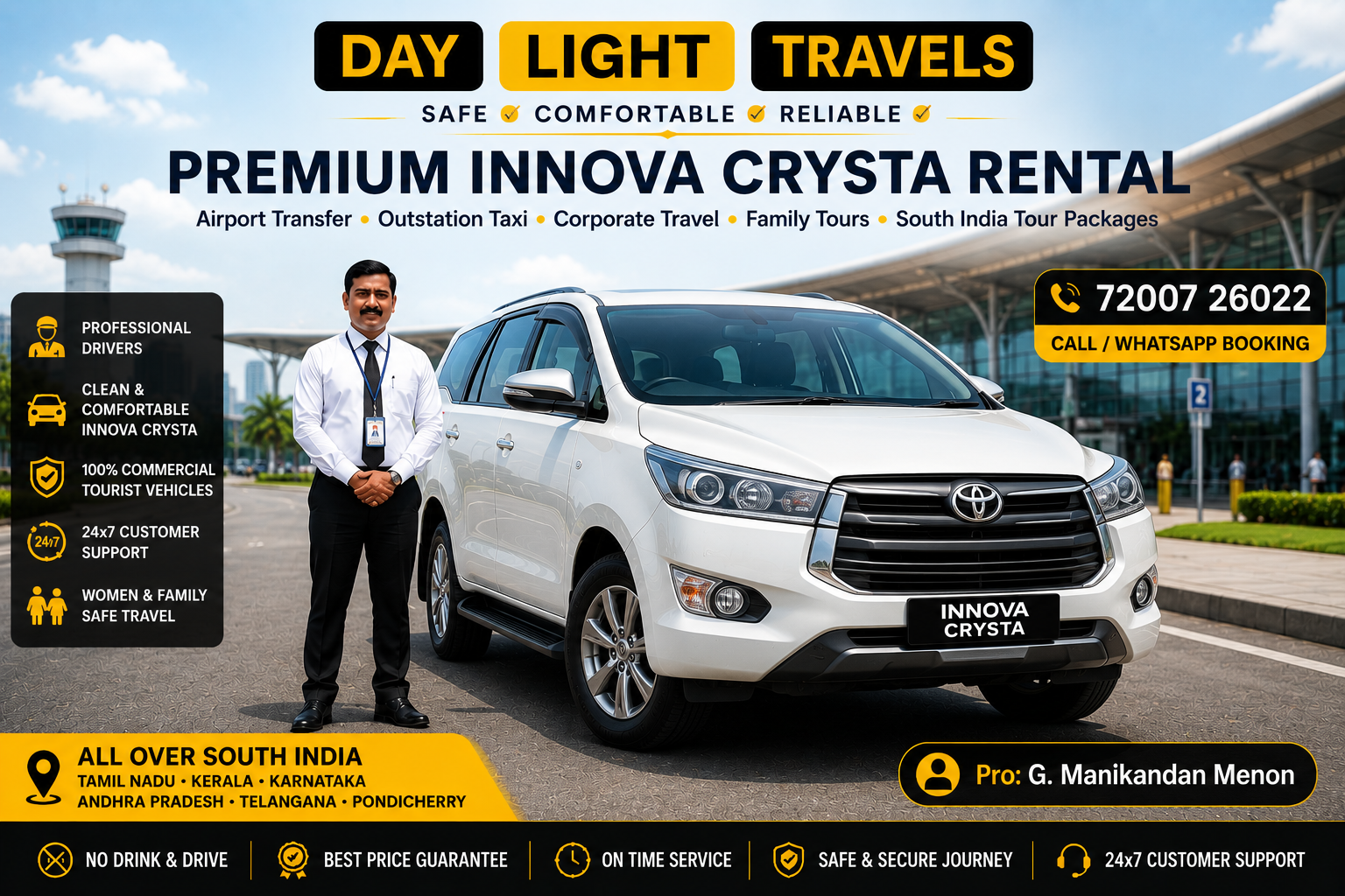 Innova Crysta South India