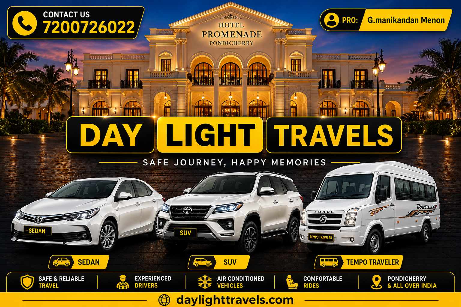Daylight Travels Banner