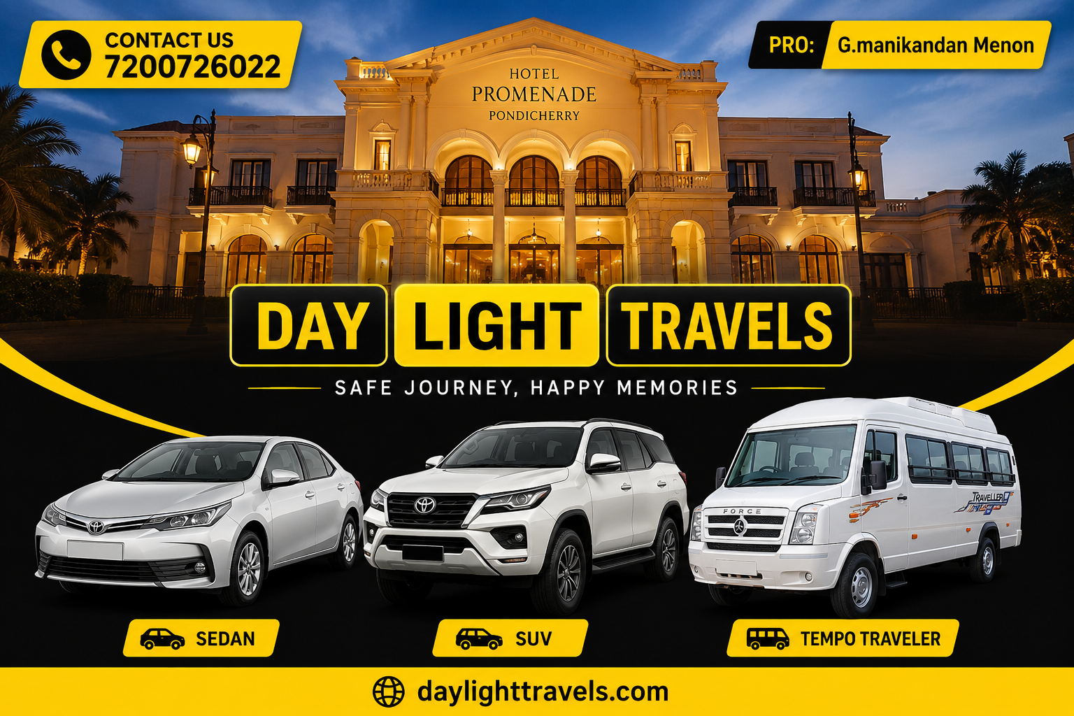 Daylight Travels Banner