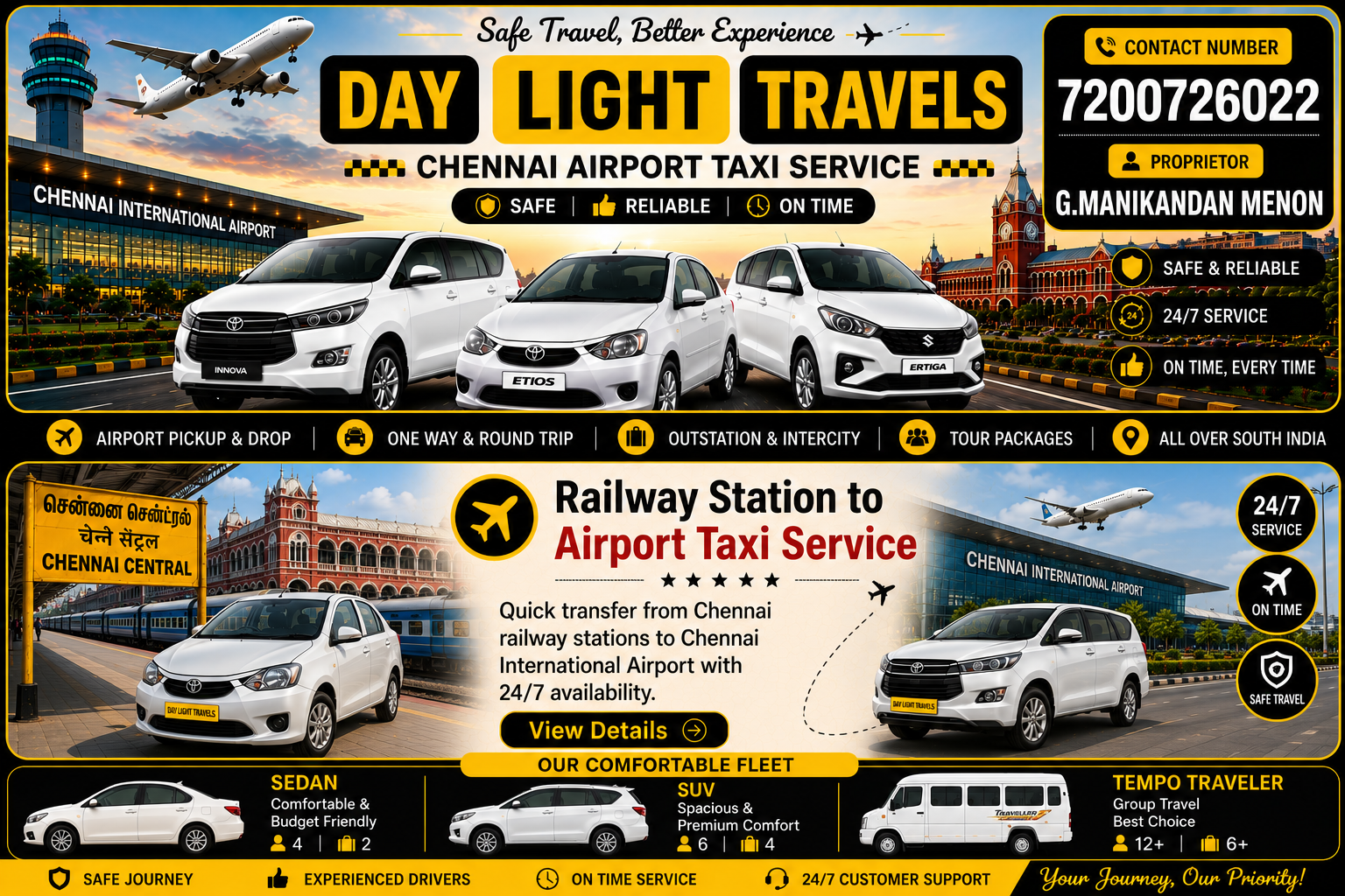 Railway to Airport Taxi