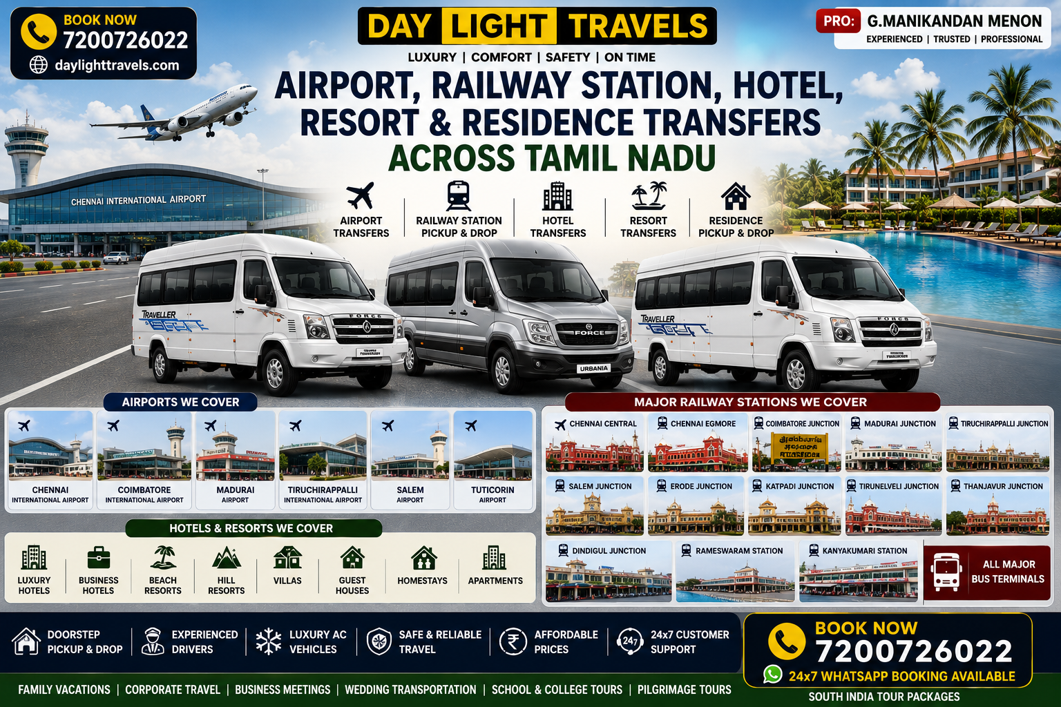 Telangana Airport Hotel Railway Station Transfer
